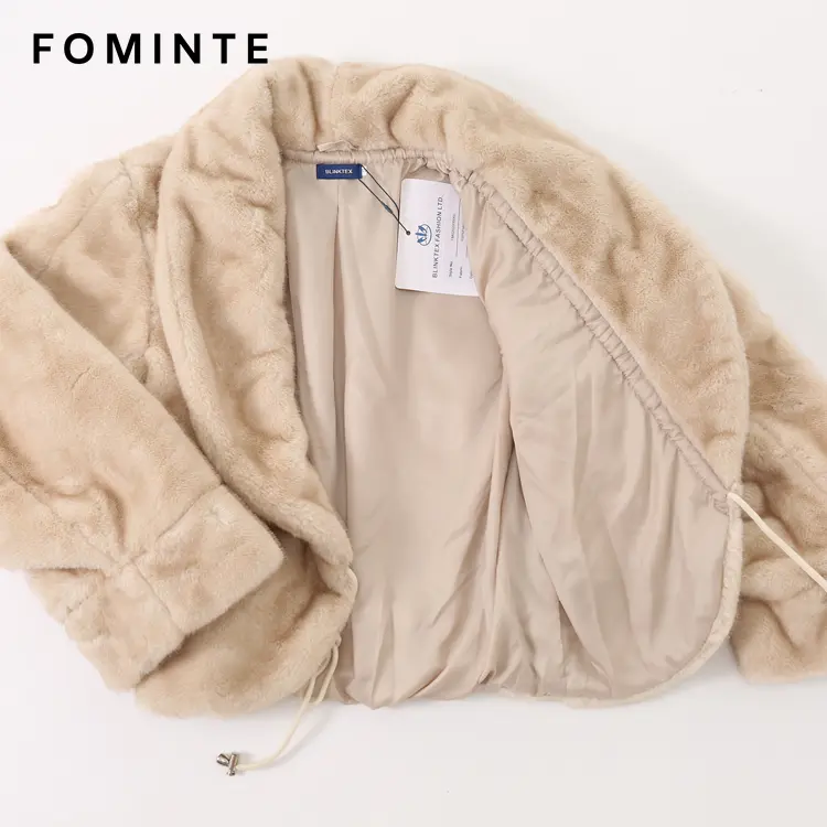 Wholesale Cropped Faux Fur Jacket - FM0202000060