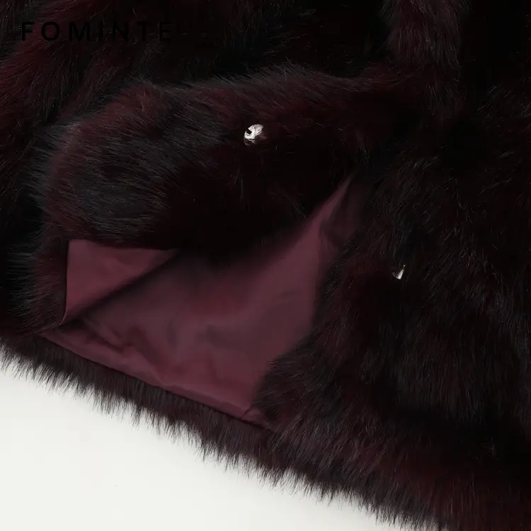 Wholesale Cropped Faux Mink Coat - FM0202000063