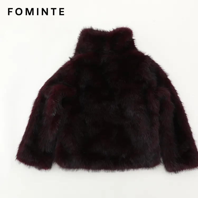 Wholesale Cropped Faux Mink Coat - FM0202000063