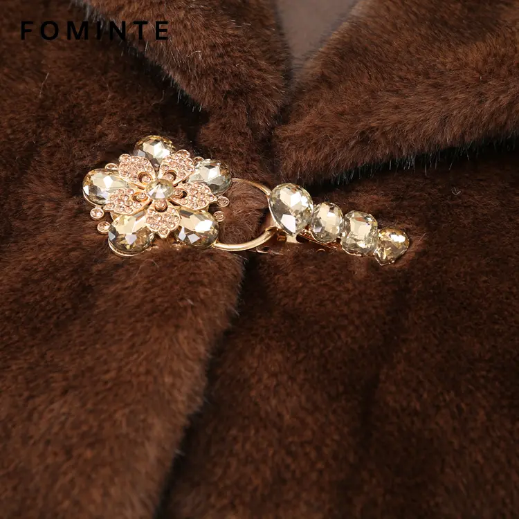 Wholesale Faux Mink Fur Shoulder Capelet - FM0202000066