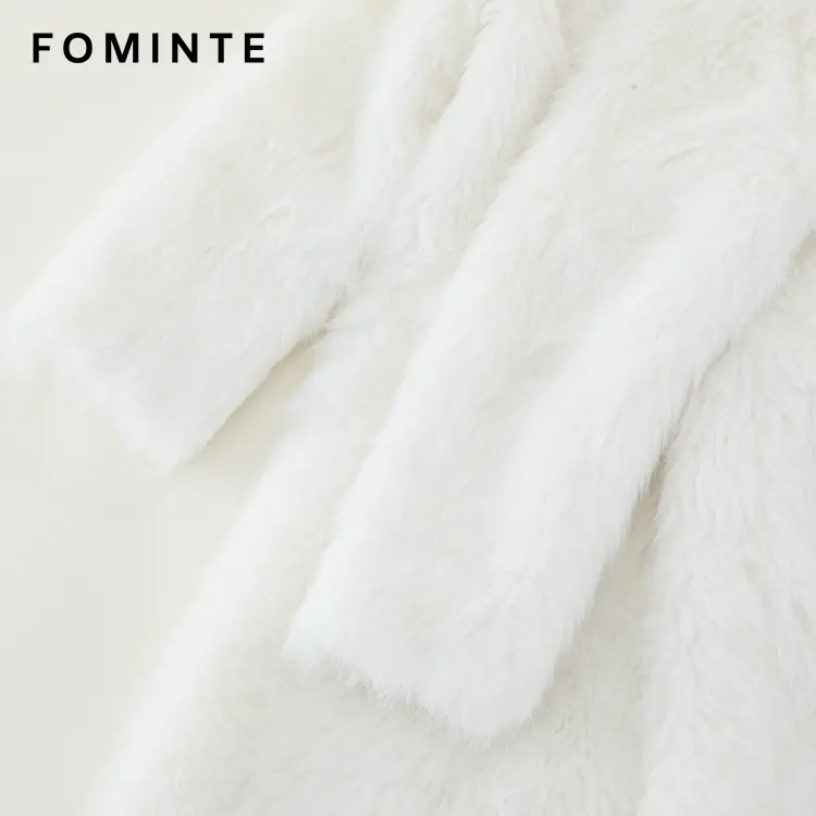 Wholesale Long Faux Fur Shaggy Coat - FM0202000093