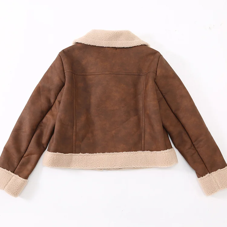 Faux Shearling Moto Jacket - FM0302000073