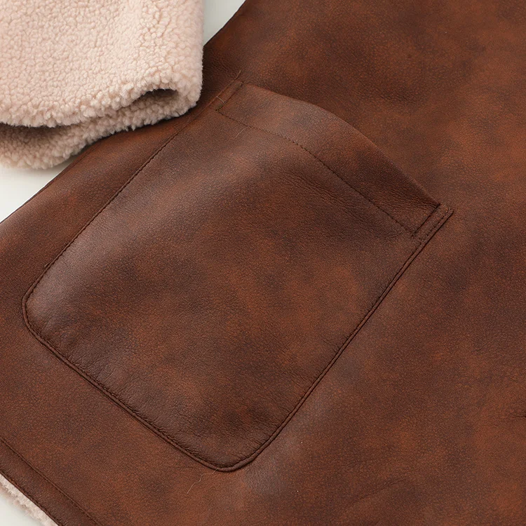 Hooded Faux Shearling Car Coat - FM0302000075