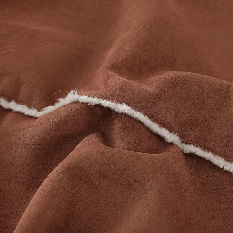 Long Faux Shearling Duster Coat - FM0302000078