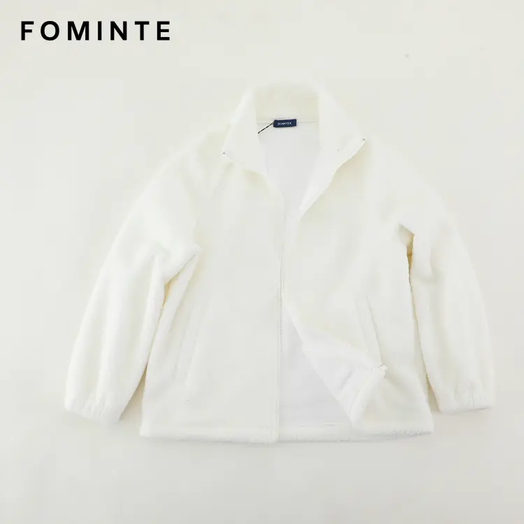 WholesaleHigh-Pile Sherpa Fleece Stand-Collar Jacket - FM0302000086