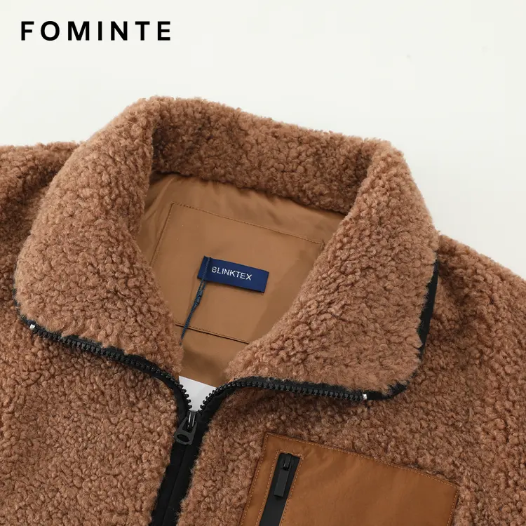 WholesaleSherpa Fleece Utility Vest with Contrast Trim - FM0302000091