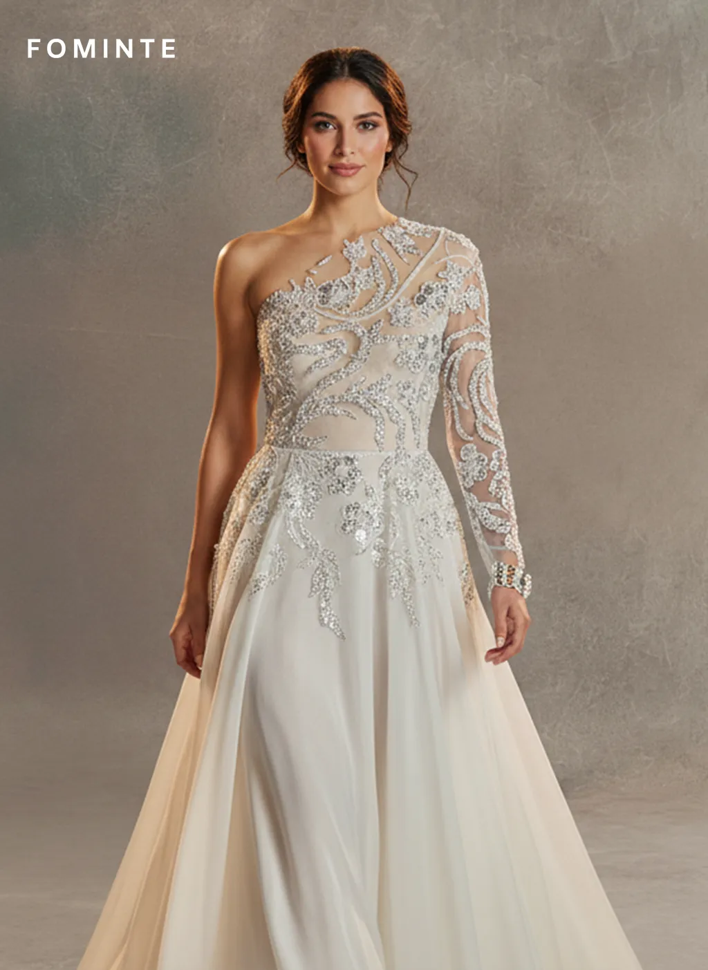 FT25-057B: Timeless Baroque Scroll Beaded Lace for Couture Bridal Gowns wholesale