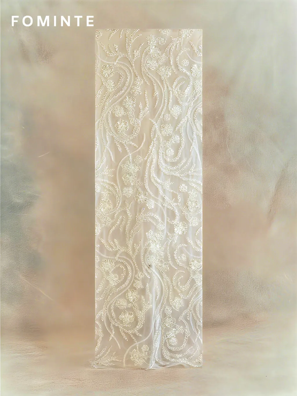 FT25-057B: Timeless Baroque Scroll Beaded Lace for Couture Bridal Gowns wholesale