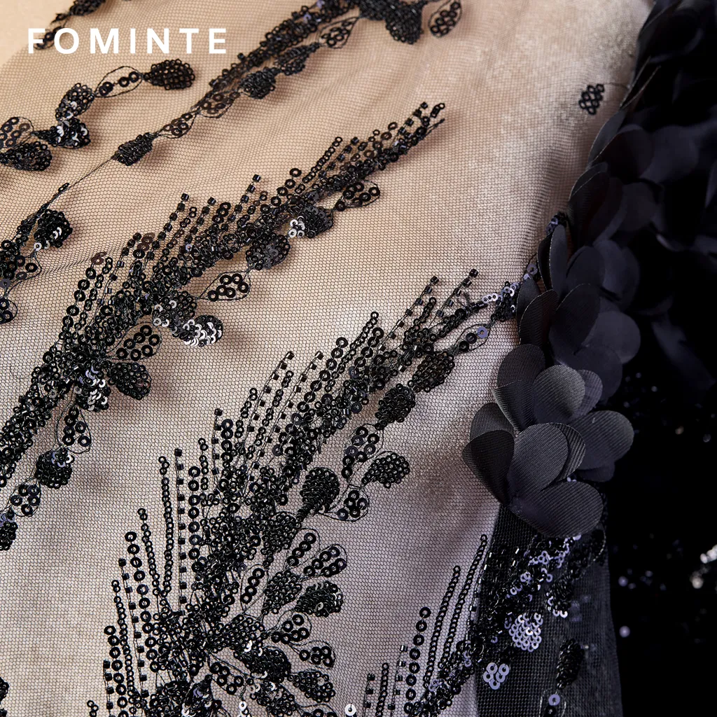 FT25-127D Avant-Garde 3D Floral Fabric with Beaded Embroidery for Couture Gowns wholesale