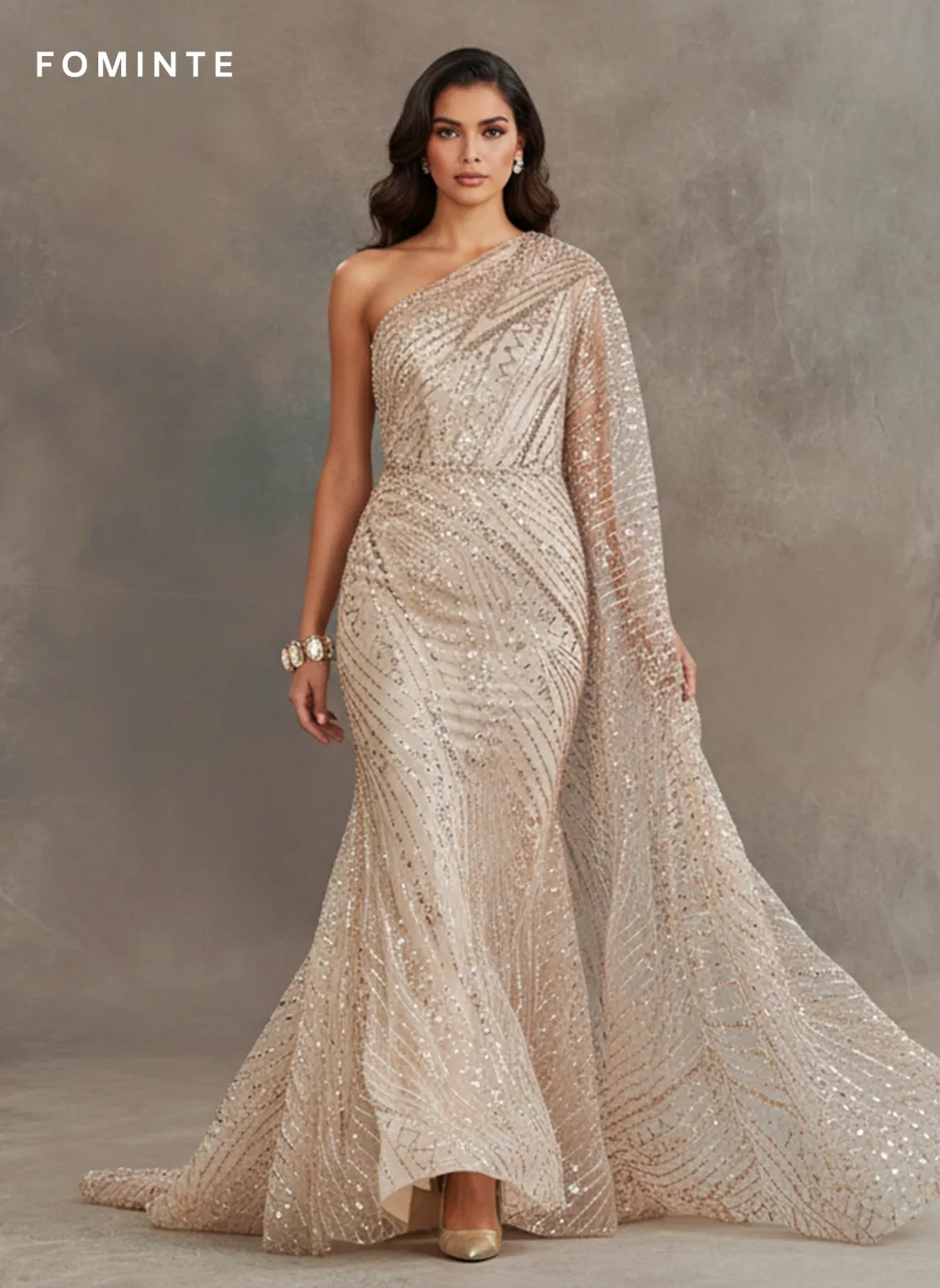 FT25-137: Glamorous Art Deco Chevron Beaded Fabric for Gatsby Style Gowns wholesale