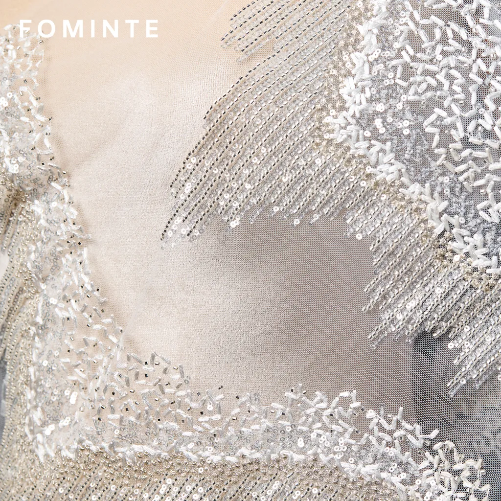 FT25-165B: Spectacular Art Deco Beaded Fringe Fabric for Flapper Dresses wholesale