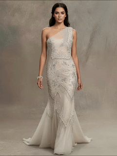 FT25-165B: Spectacular Art Deco Beaded Fringe Fabric for Flapper Dresses