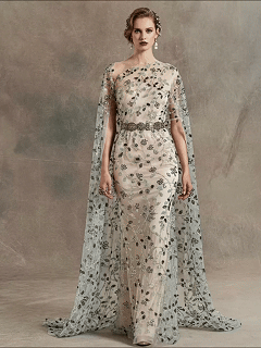 FT25-259: Ethereal Snowflake & Vine Beaded Lace for Winter Wedding Gowns
