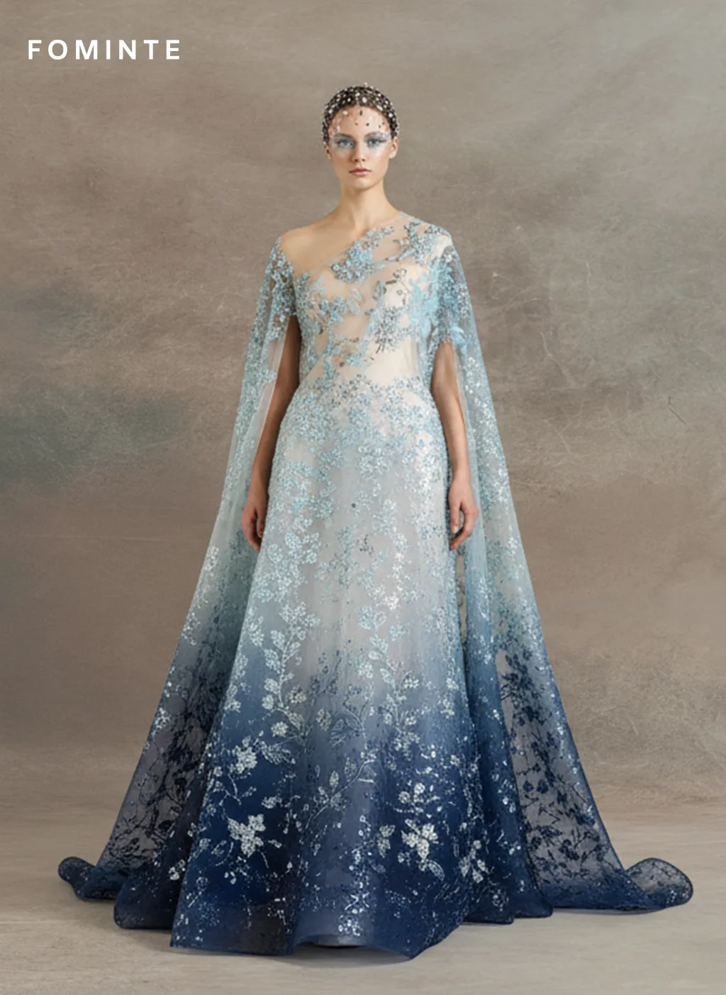 FT25-292: Romantic 3D Floral Beaded Lace for Prom and Bridal Gowns wholesale