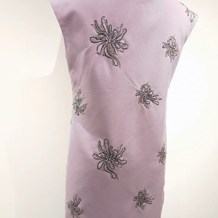 Beaded V-Neck Mini Dress - S01305000017