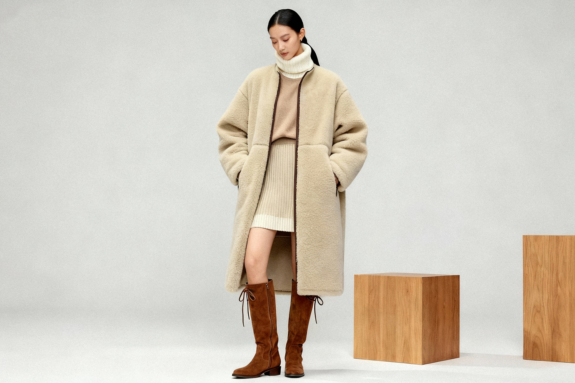 Stylish Sherpa Fleece Coats