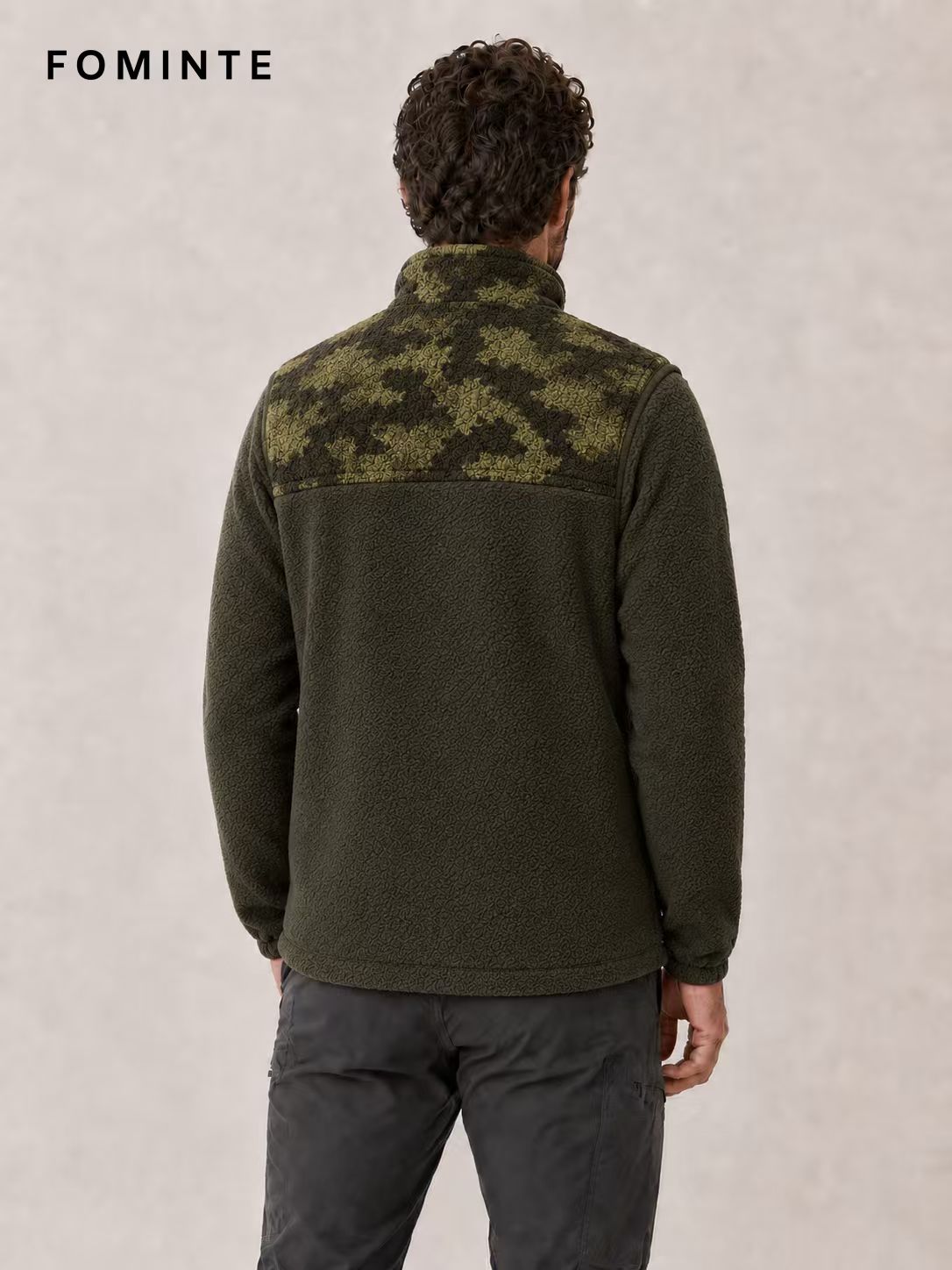 Camo Yoke Full-Zip Fleece Jacket FM0801000426