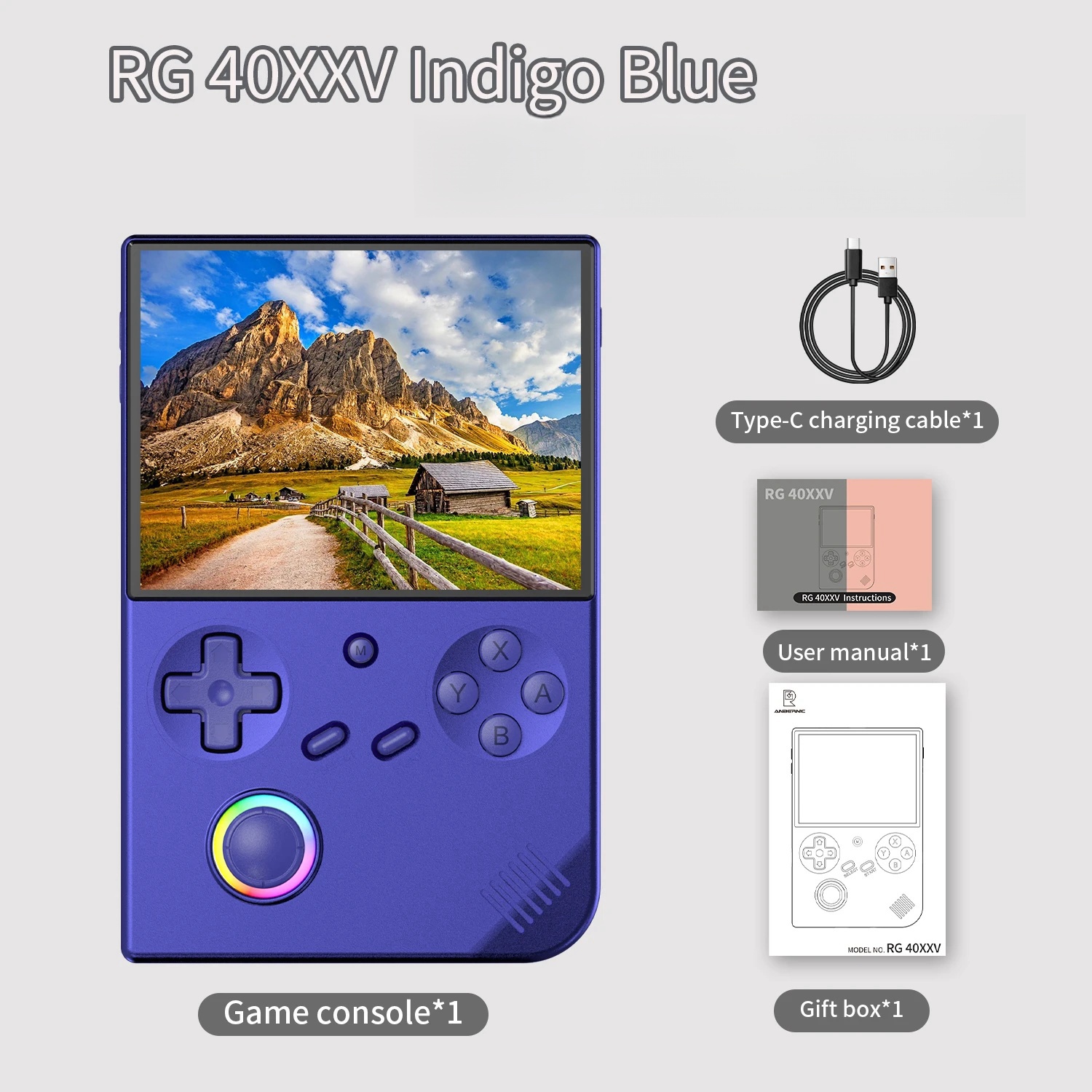 ANBERNIC RG 40XXV RG40XXV Retro Handheld Game Console video game consoles Support Output 5G WiFi Linux System Bluetooth PSP Game