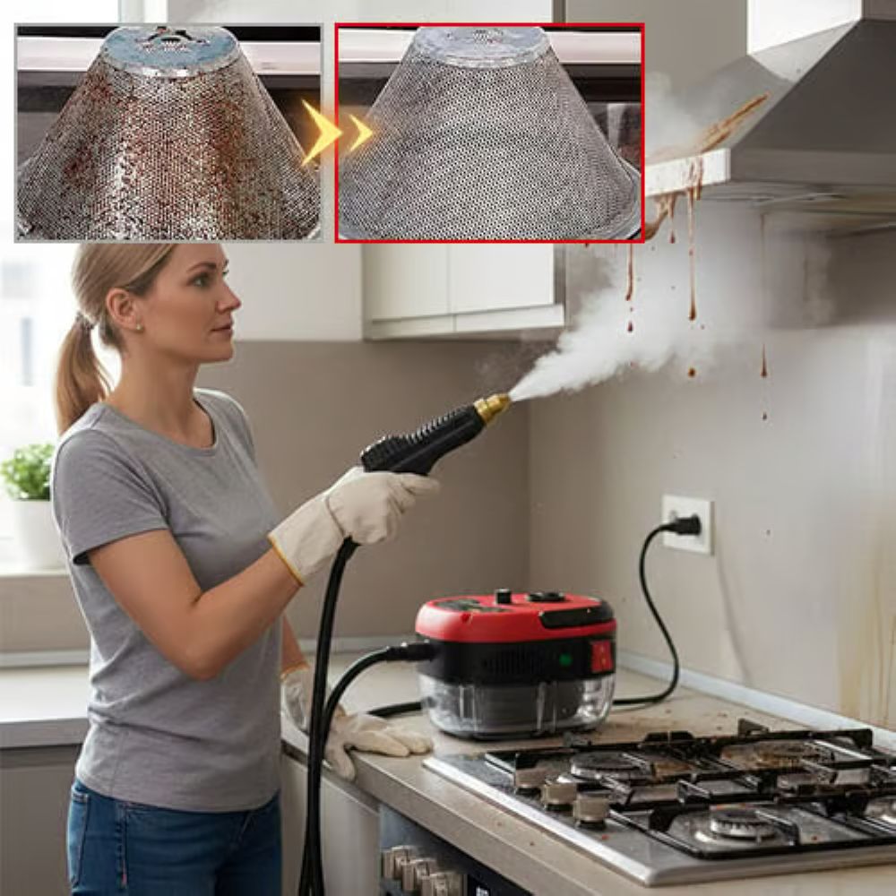 2500W High-Pressure Handheld Steam Cleaner – Chemical-Free Deep Cleaning for Home & Car