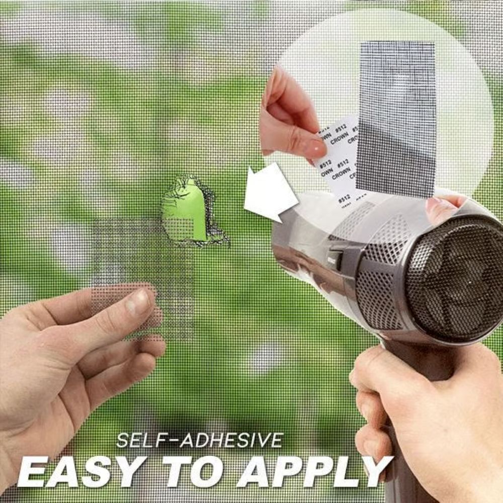 Ultra-Strong Window Screen Repair Tape – Fix Holes in Seconds