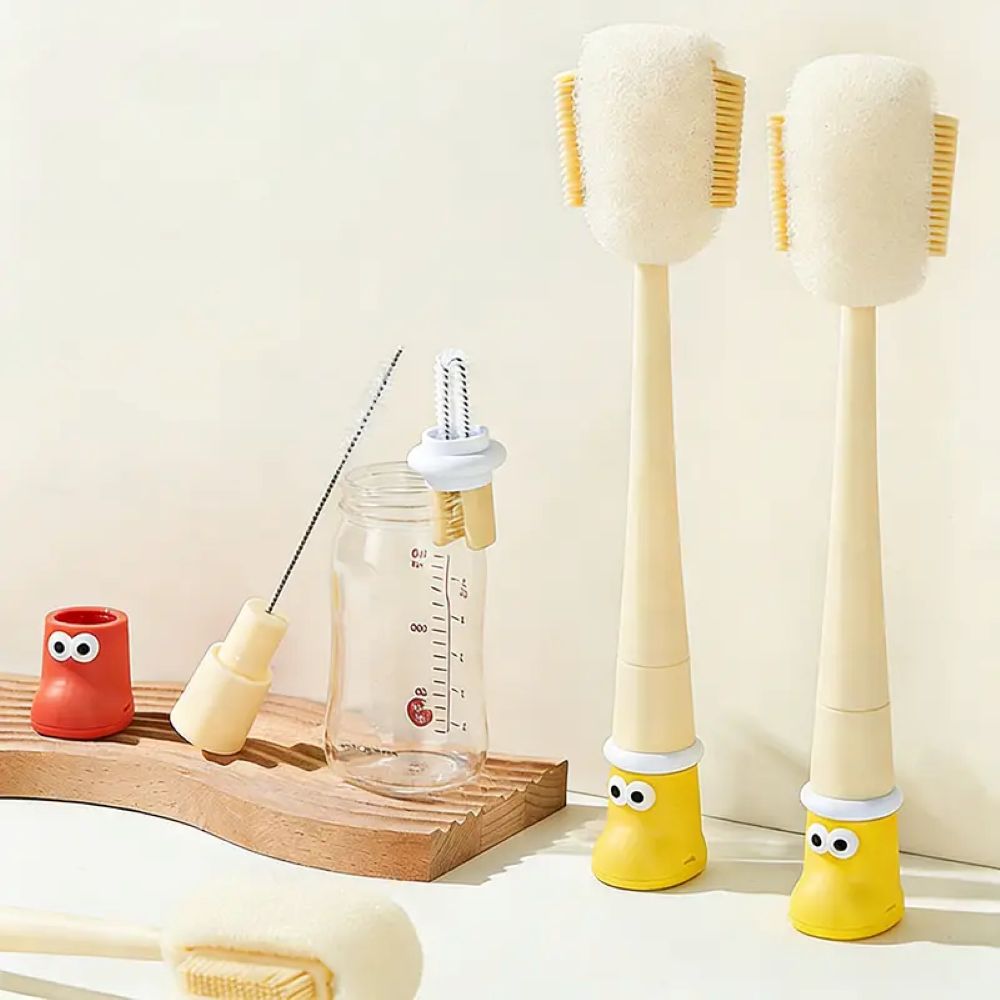 5-in-1 Bottle Cleaning Brush – Deep Clean Cups & Straws