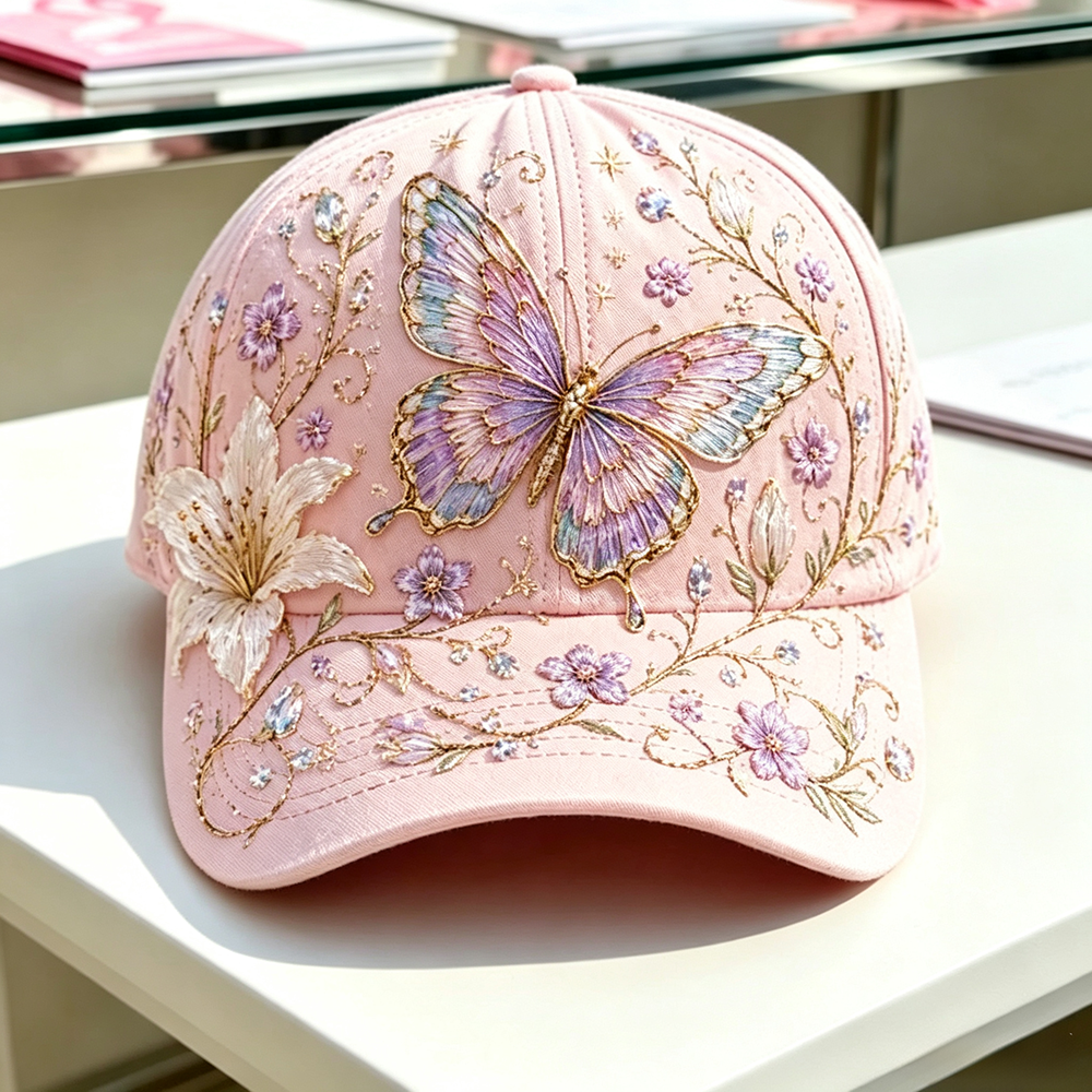 Garden Morning Floral Baseball Cap