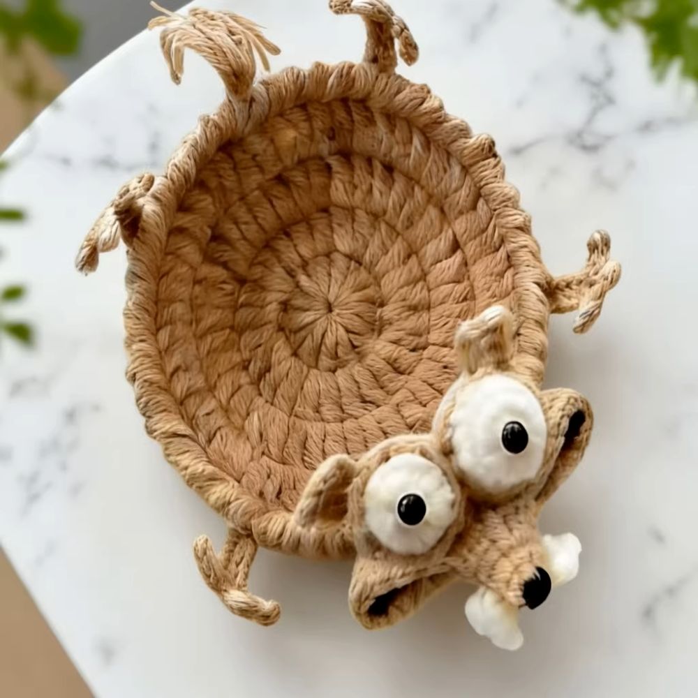 Cute Handmade Animal Crochet Coasters – Adorable Table Decor & Gift Idea