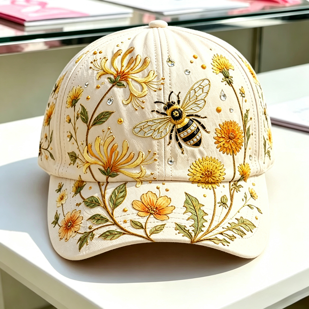 Garden Morning Floral Baseball Cap
