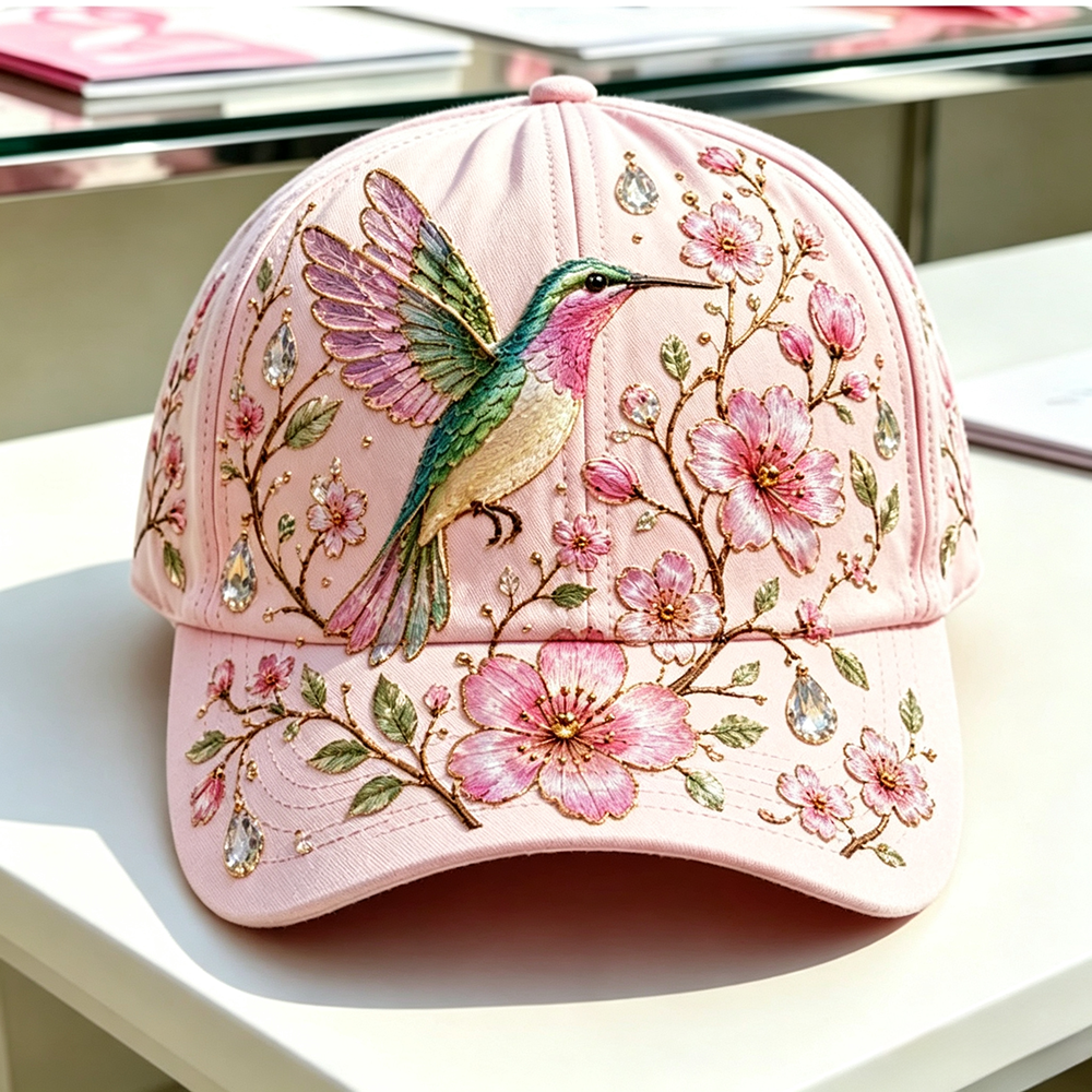 Garden Morning Floral Baseball Cap