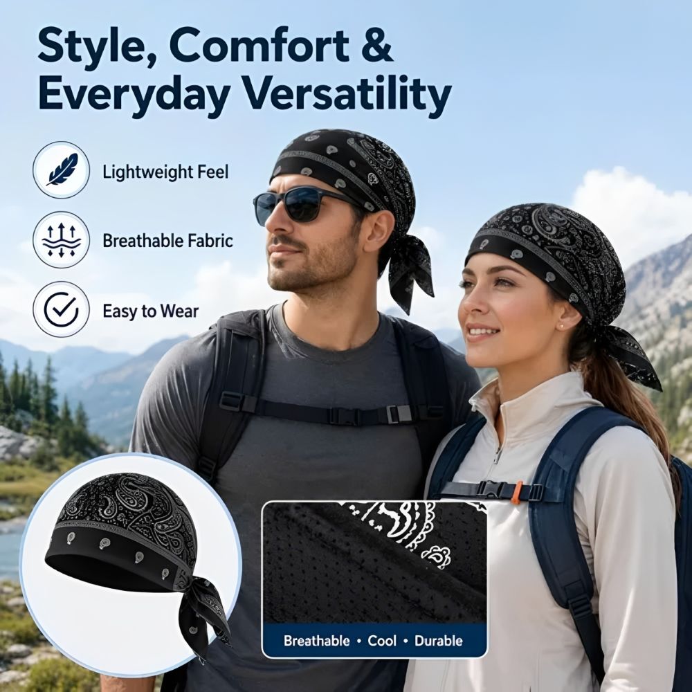 Stay-Dry Cycling Cap for Helmets & Outdoor Sports