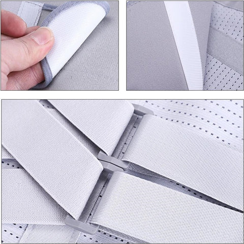 lower back support belt with breathable material
