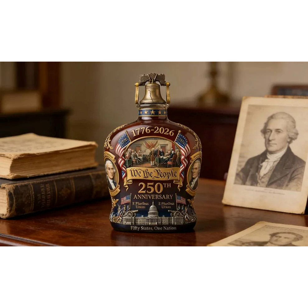 250th Anniversary Whiskey Decanter (1776-2026) – Patriotic Collectible Bottle