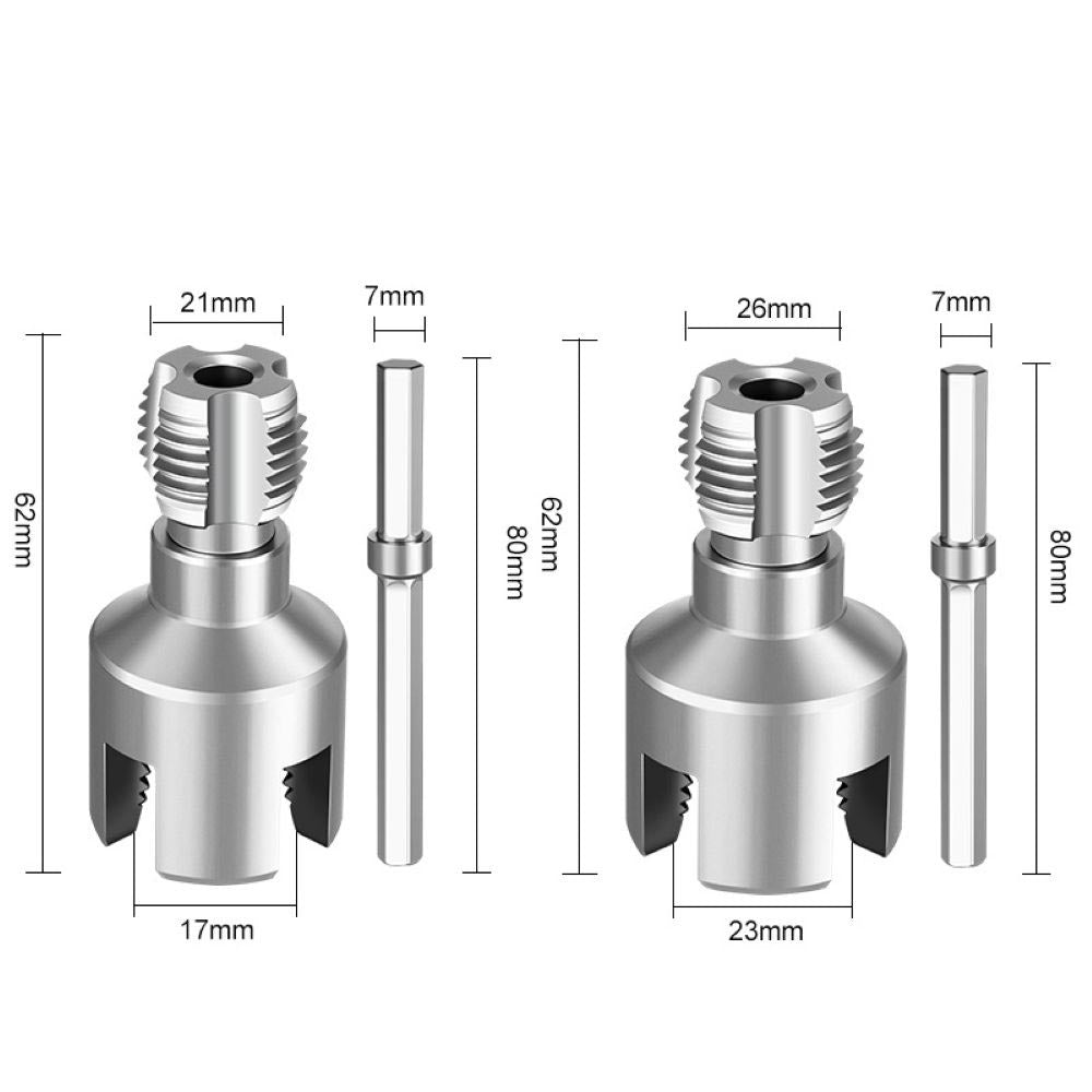 Integrated Internal & External Pipe Threading Tool