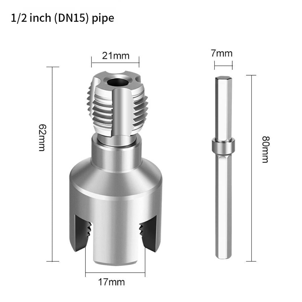 Integrated Internal & External Pipe Threading Tool