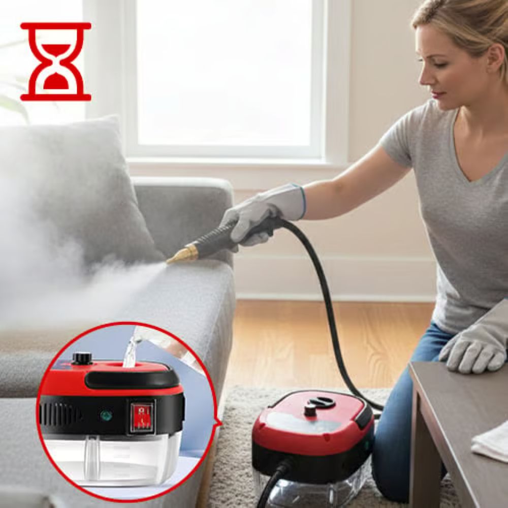 2500W High-Pressure Handheld Steam Cleaner – Chemical-Free Deep Cleaning for Home & Car
