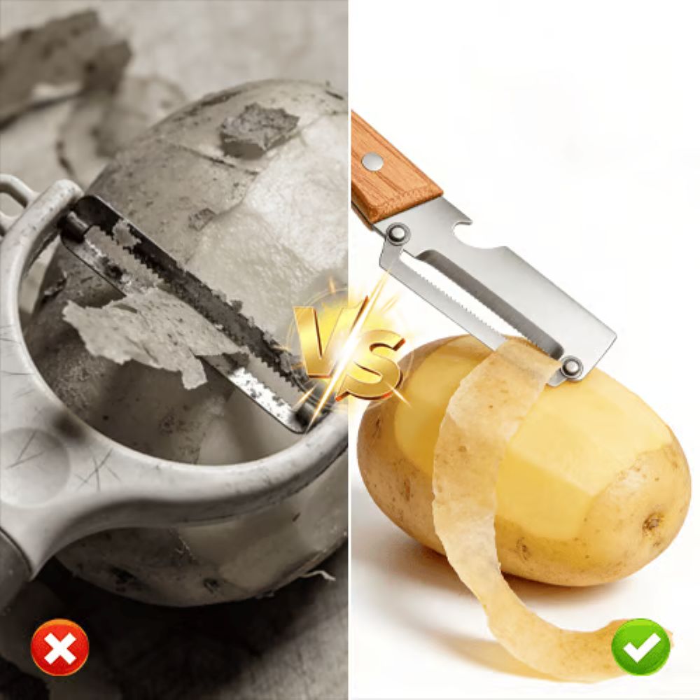 Premium Zero-Snag Vegetable Peeler – Effortless Professional Kitchen Tool