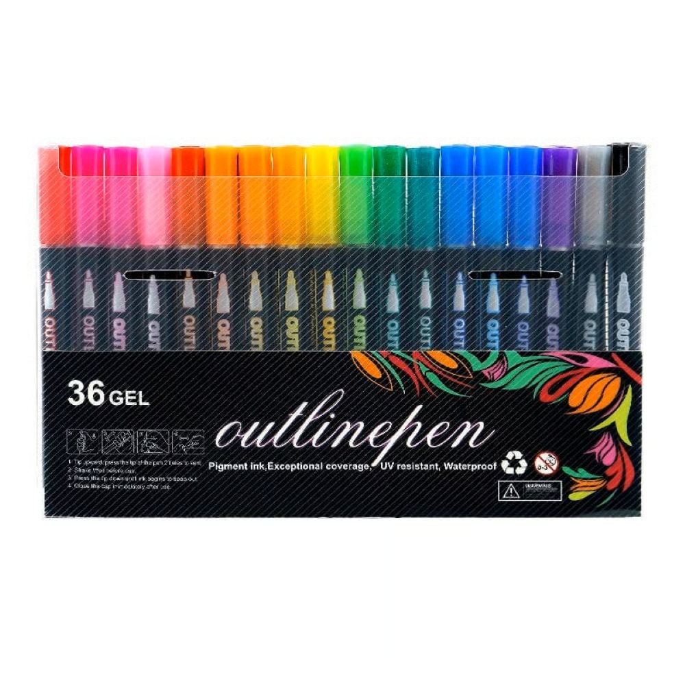 Dreamy Sparkle Dual-Line Contour Pen