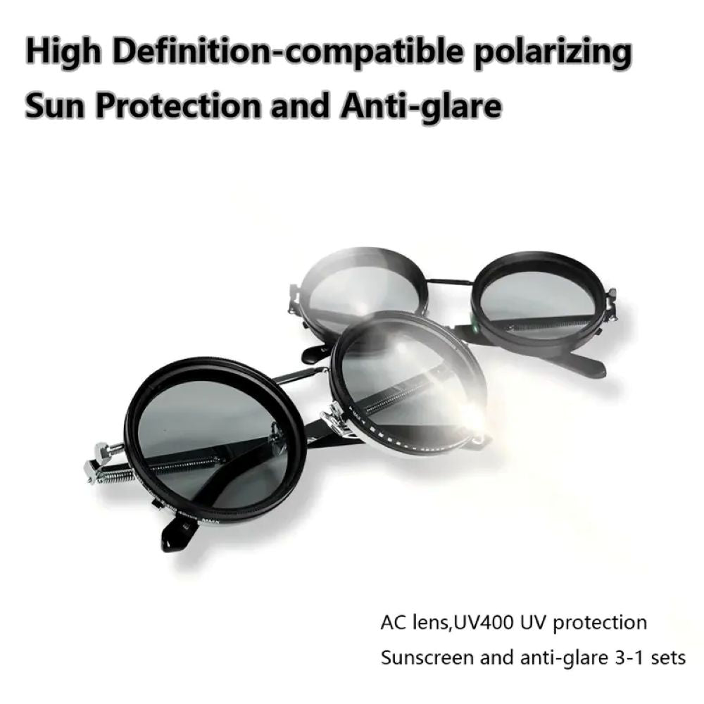 ND9 Adjustable Polarized Sunglasses – 9-Level Light Control UV400 Protection