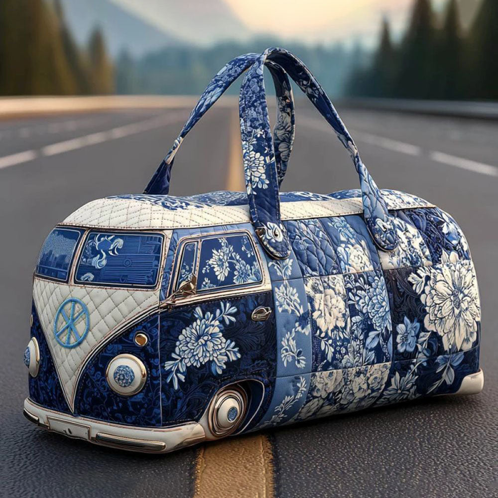 Premium Quilted Boho Travel & Everyday Tote Bag
