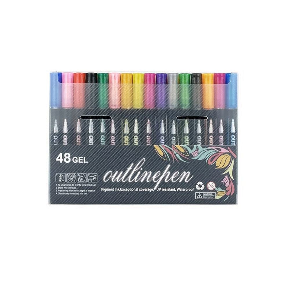 Dreamy Sparkle Dual-Line Contour Pen