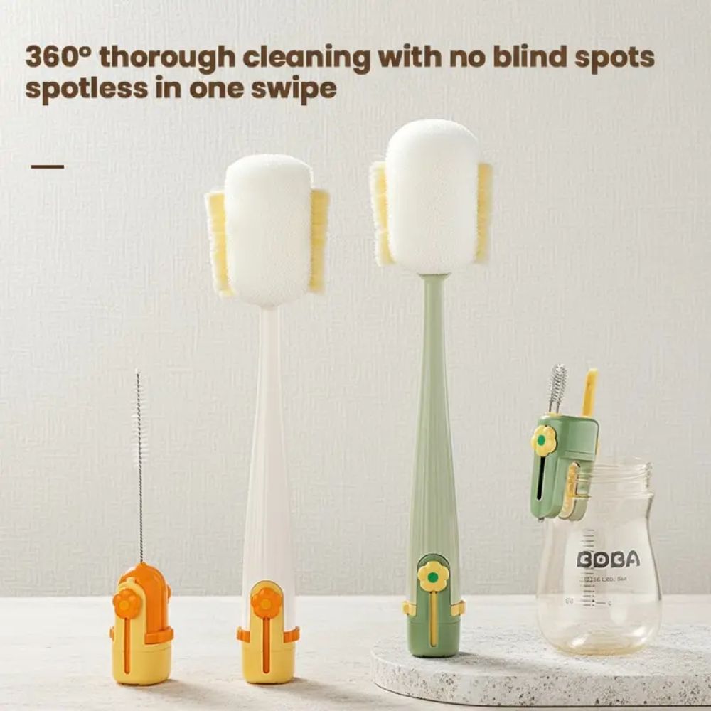 5-in-1 Bottle Cleaning Brush – Deep Clean Cups & Straws