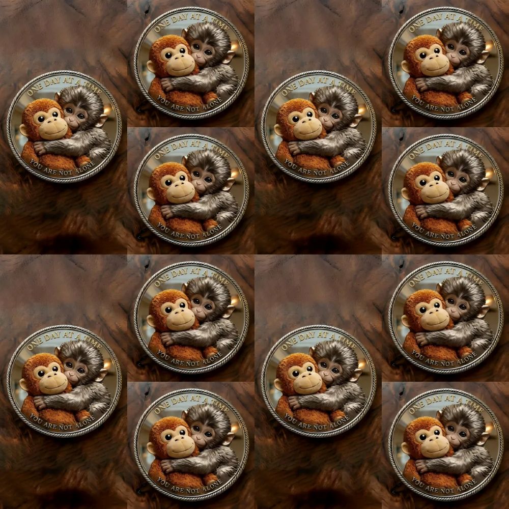 Emotional Support Monkey Coin – Pocket Comfort Monkey