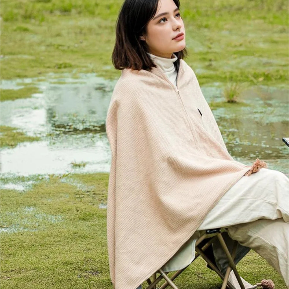 USB Powered Heated Shawl – 15‑Second Fast Warmth Anywhere