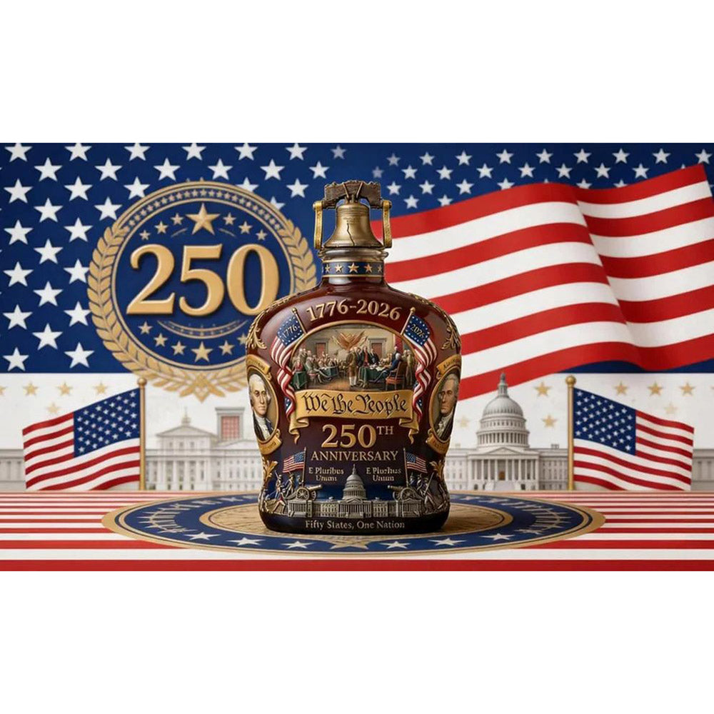 250th Anniversary Whiskey Decanter (1776-2026) – Patriotic Collectible Bottle