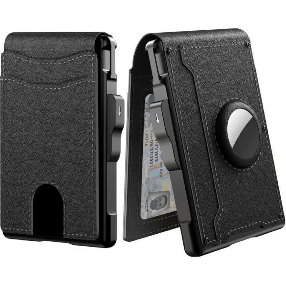 Pop-Up Slim Wallet for Men – RFID Leather Card Holder