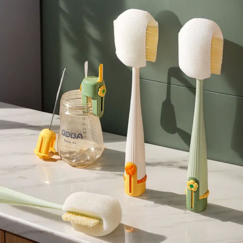 5-in-1 Bottle Cleaning Brush – Deep Clean Cups & Straws