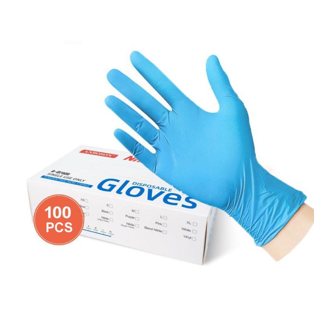 Heavy Duty 6 Mil Nitrile Gloves – Industrial Strength, Tear & Chemical Resistant (100 Pack)
