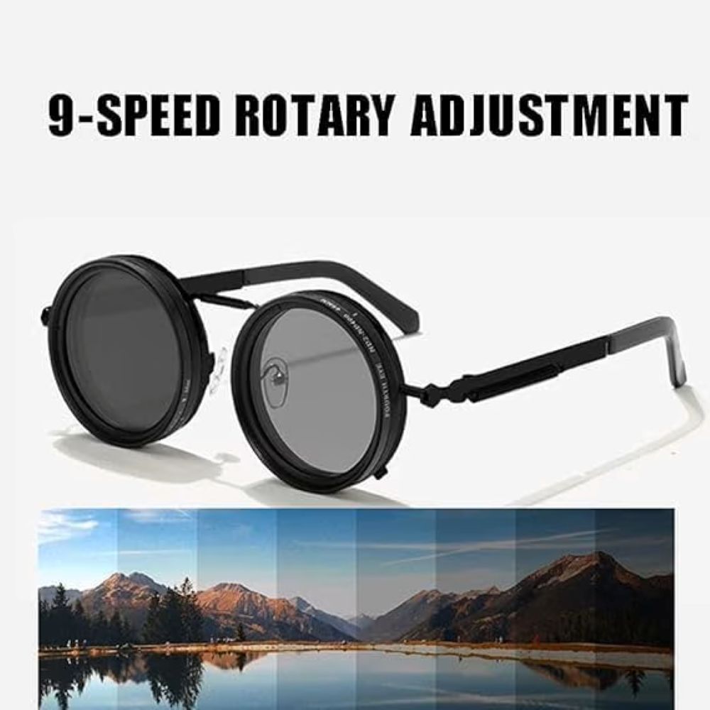 ND9 Adjustable Polarized Sunglasses – 9-Level Light Control UV400 Protection