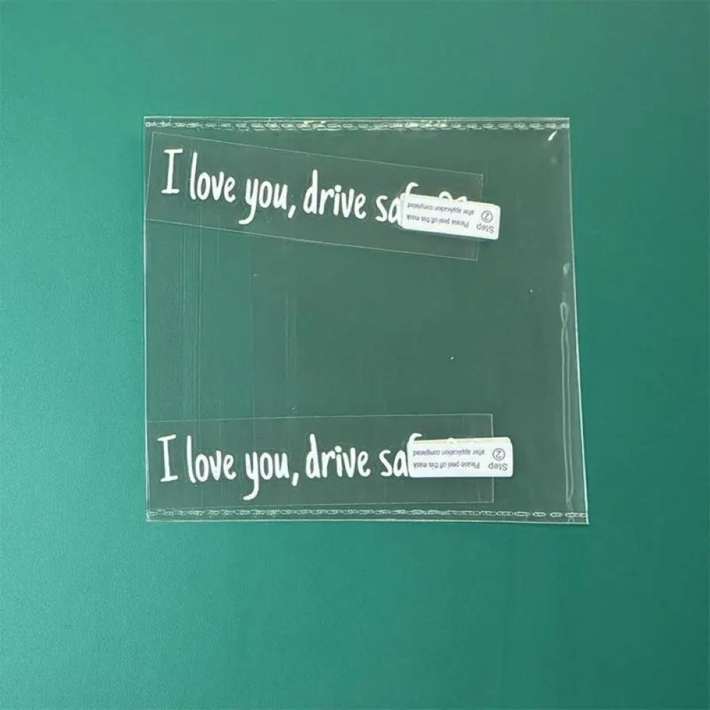 Drive Safe, I Love You™ Car Mirror Decal Set