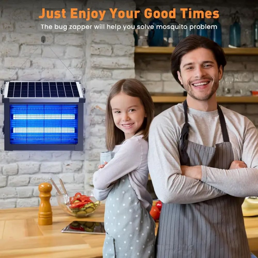 Solar Bug Zapper – Outdoor Waterproof Mosquito Killer